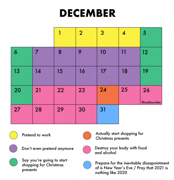 a very December schedule