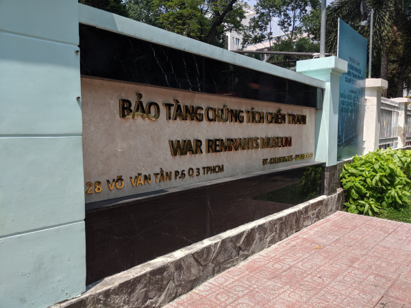The War Remnants Museum in Siagon, Vietnam