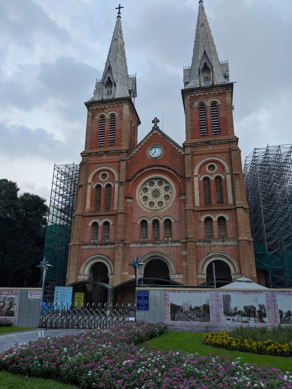 The Notre Dame facsimile in Ho Chi Min City, Vietnam