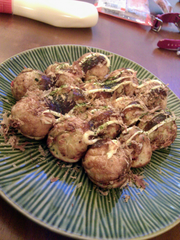 home made takoyaki